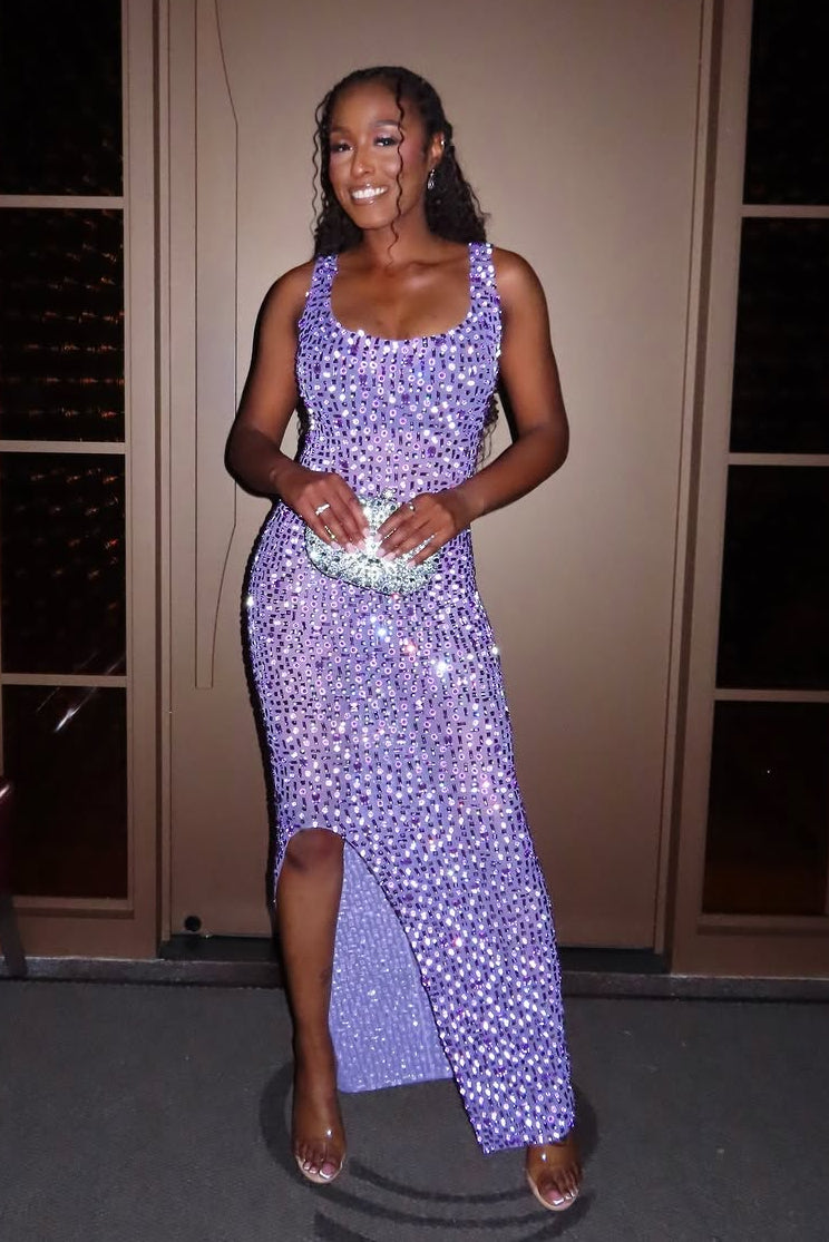 Sade Purple Dress (Made to Order)