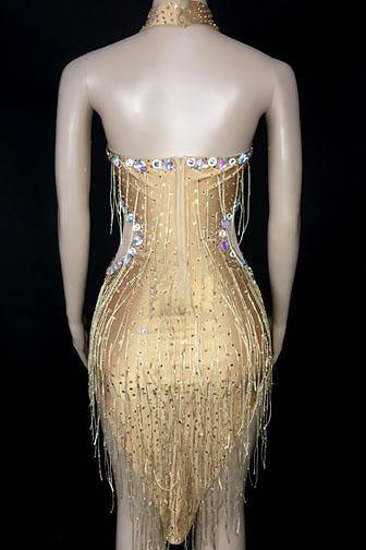 Gabriela Diamante Tassel Dress(Ready To Ship)