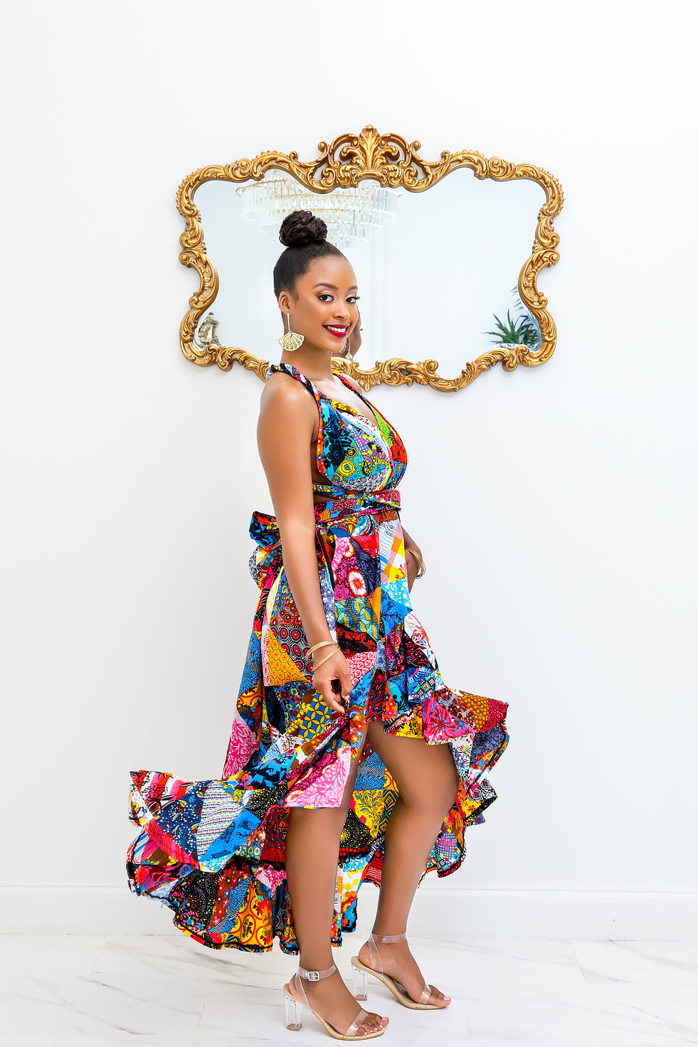 Patchwork Queen Ankara Dress(Ready To Ship)