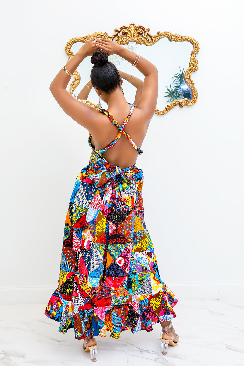 Patchwork Queen Ankara Dress(Ready To Ship)