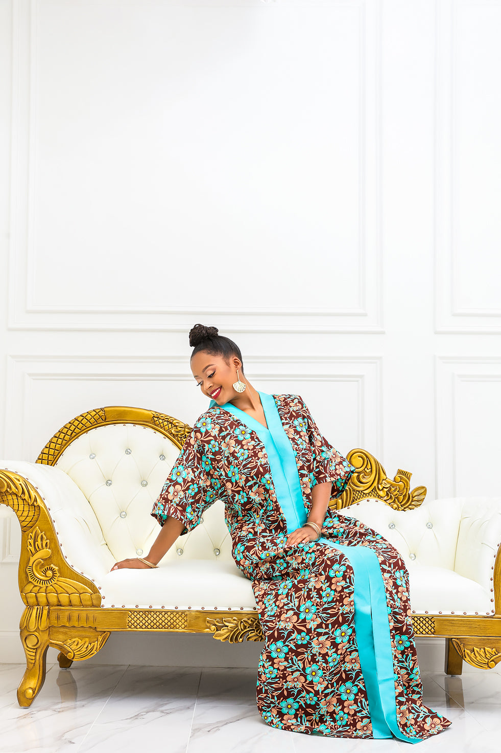 Queen’s Comfort Ankara Dress(Ready To Ship)