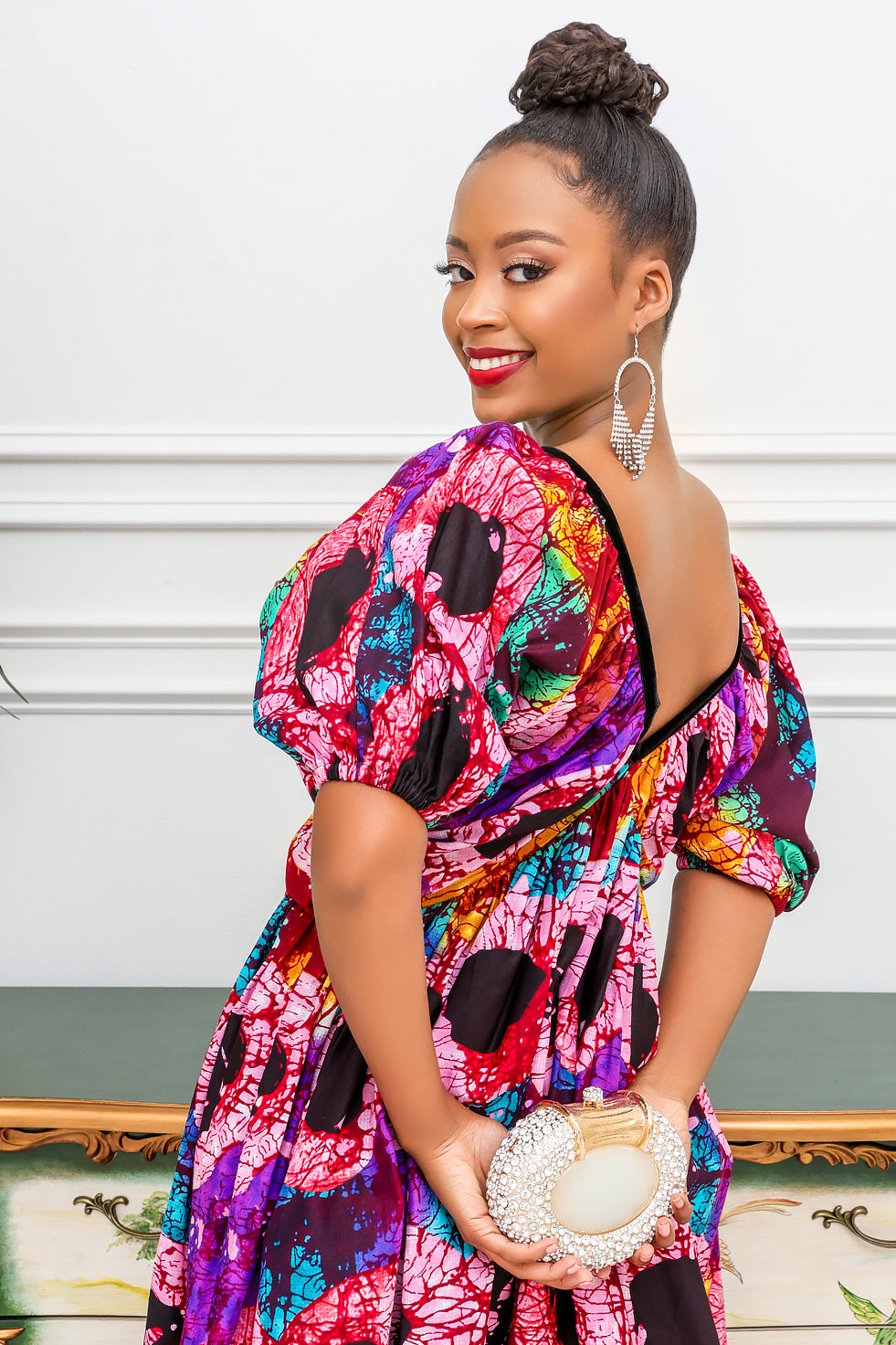 Circle of Queens Ankara Dress(Ready To Ship)