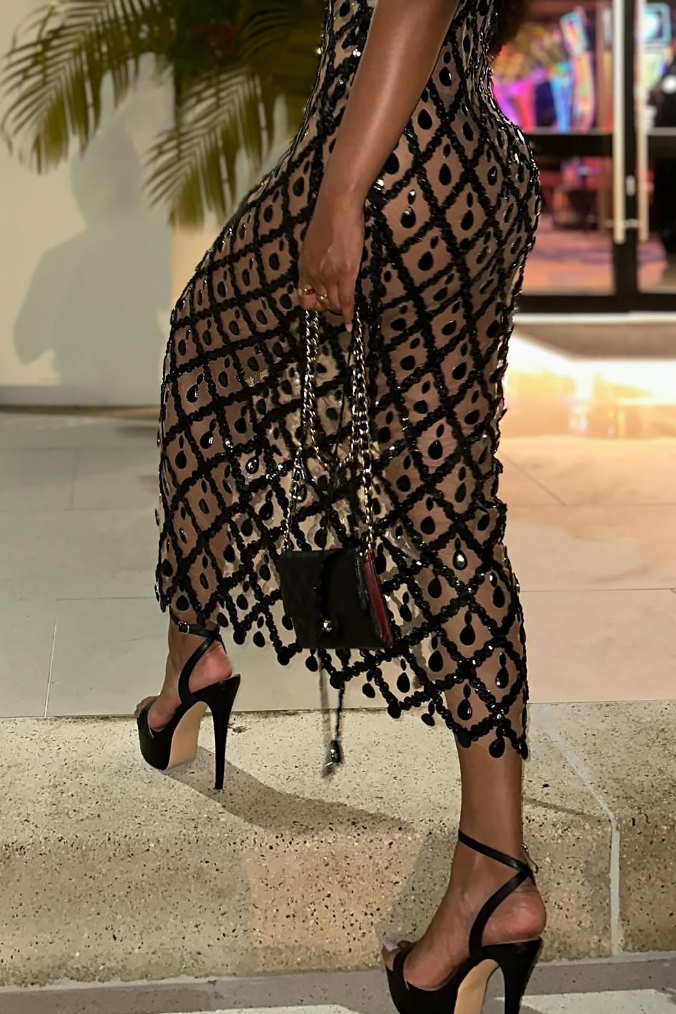 Aoki Black Maxi Dress (Made to Order)