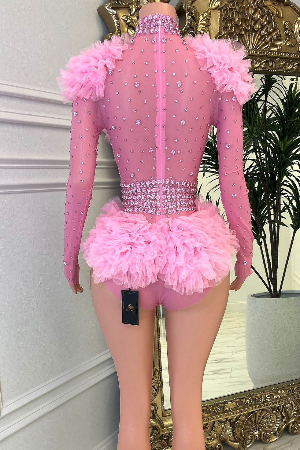 Baby Doll Pink Bodysuit (Ready To Ship)