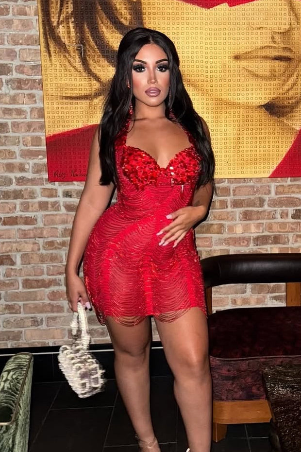 No Strings Attached Mini Dress (Ready To Ship)