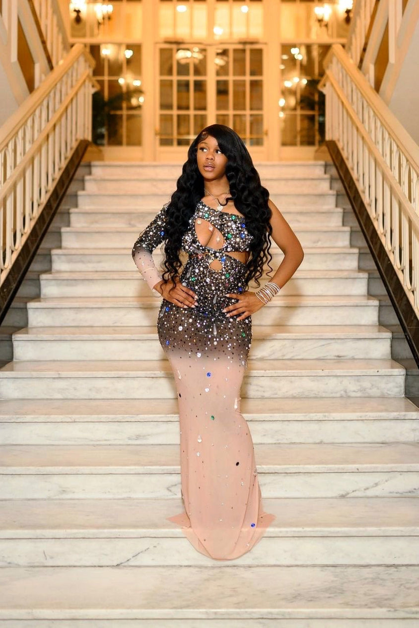 Azra One Sleeve Dress (Made to Order)