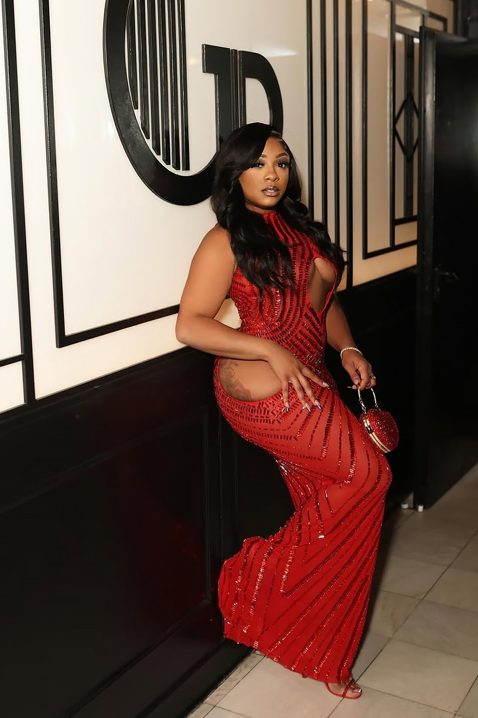 Karla Red Dress (Made to Order)