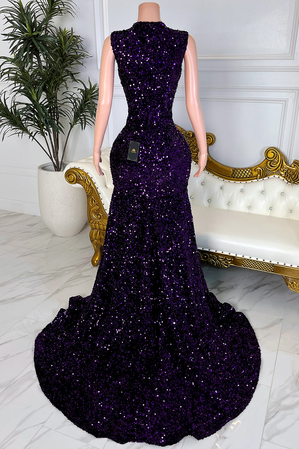 Regal Sparkle Mermaid Dress(Ready To Ship)