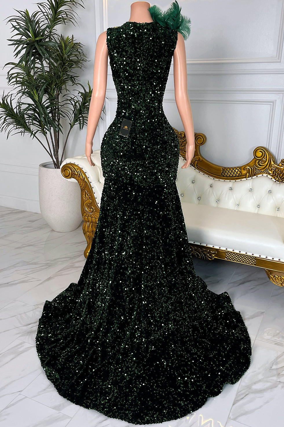 Golden Leaf Dress(Ready To Ship)