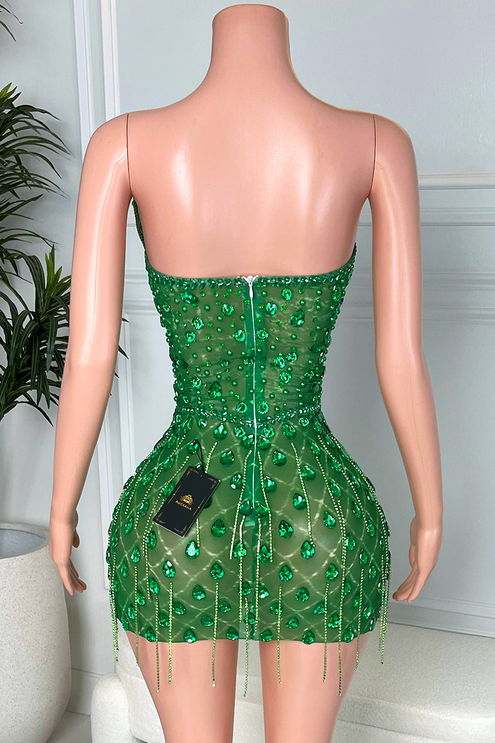 Rory Green Mini Dress (Made to Order)