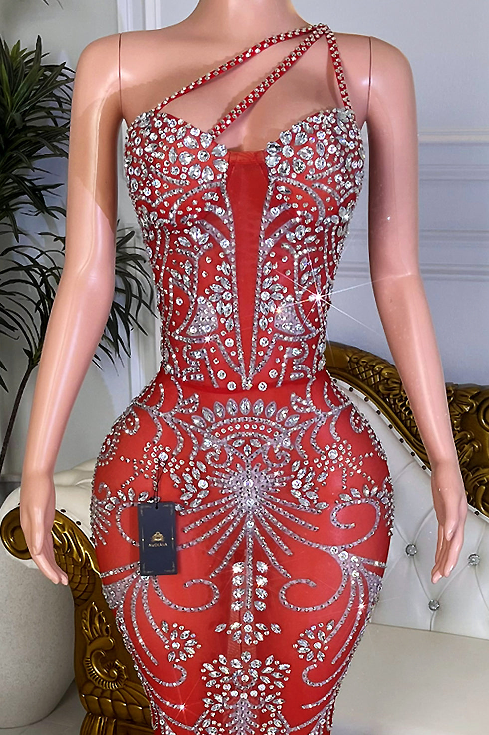Attitude Red Dress (Ready To Ship)