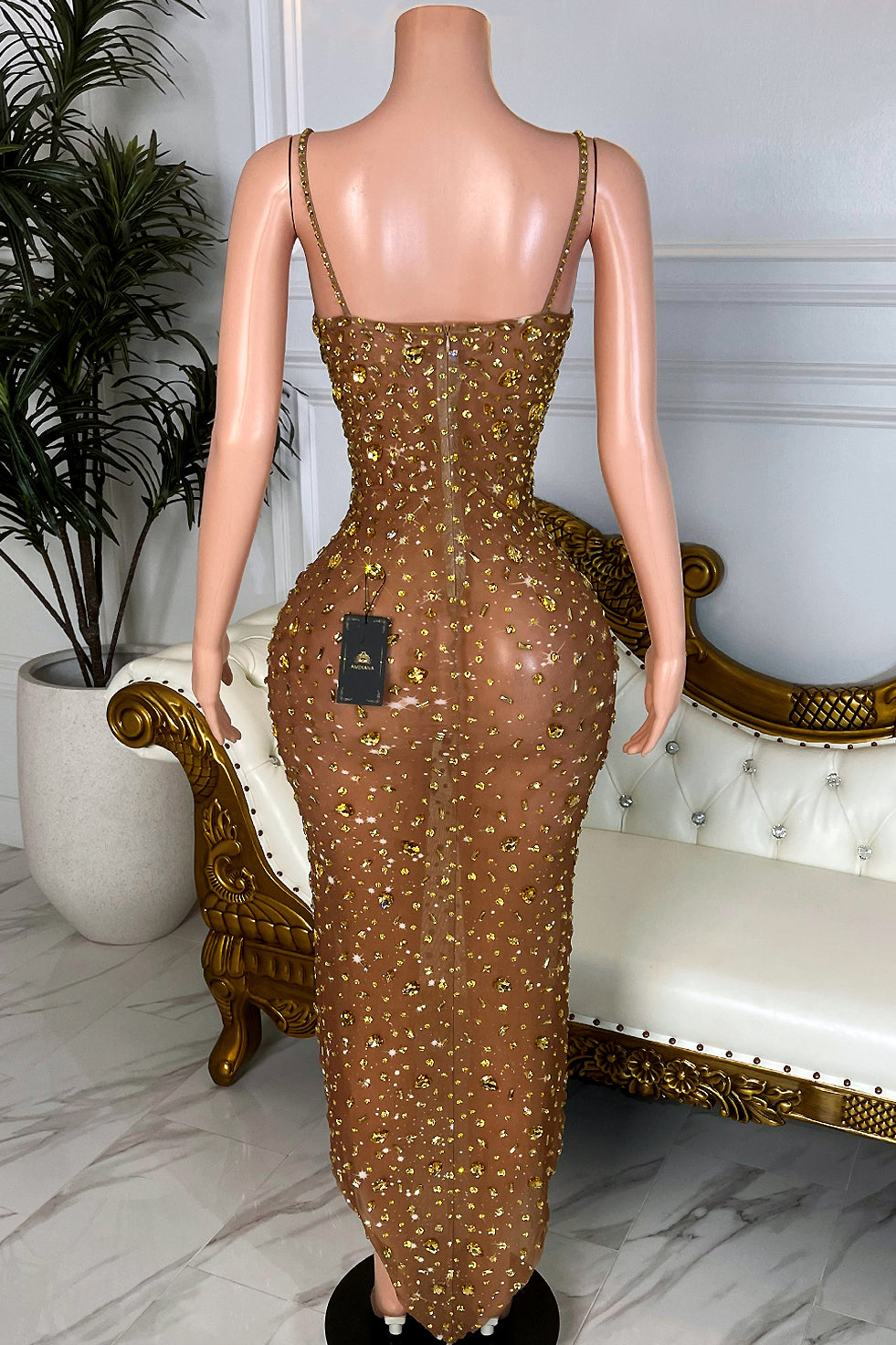 Gilded Curves Dress (Made to Order)