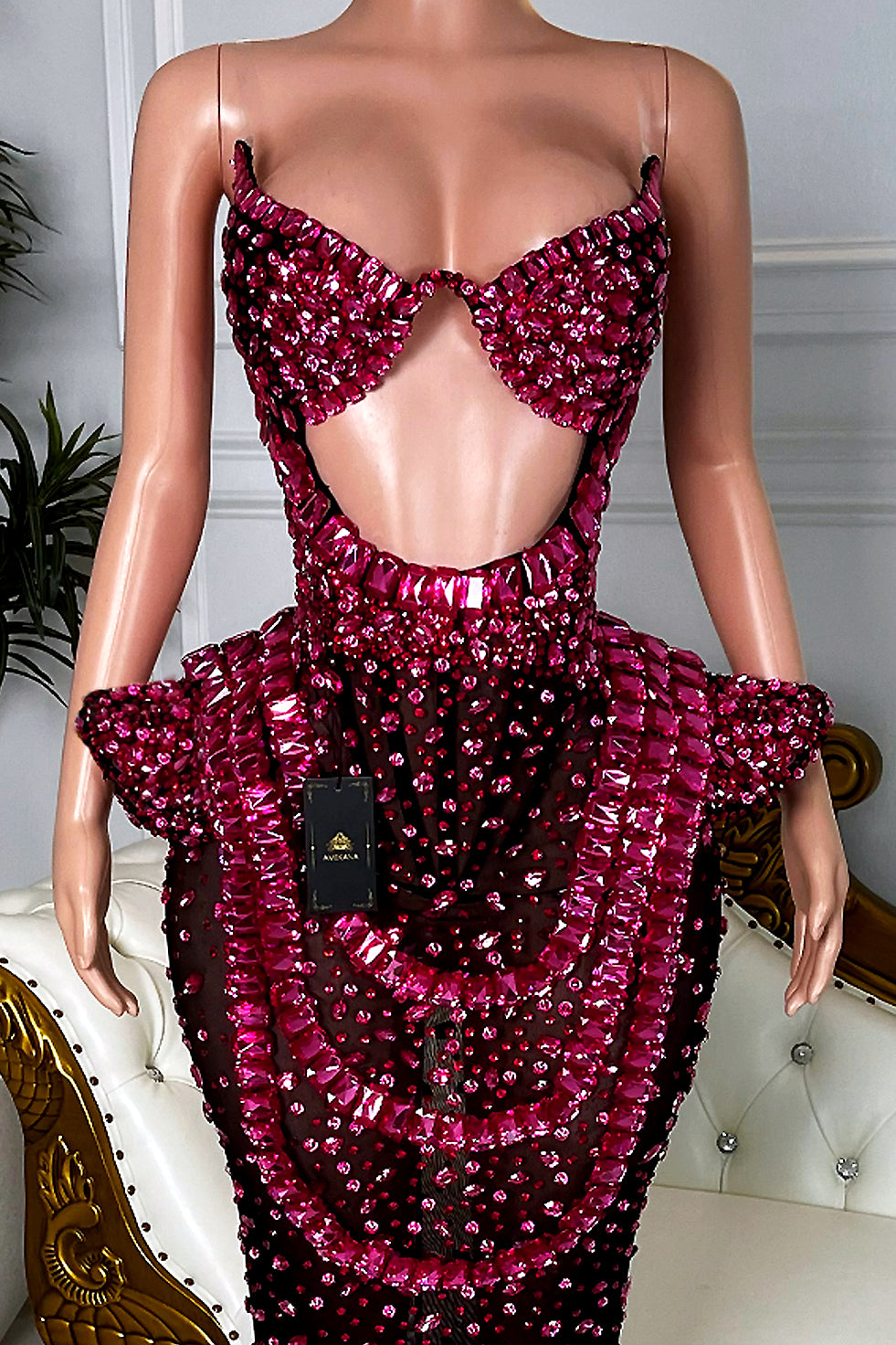 Crown Me Pink Dress (Made to Order)