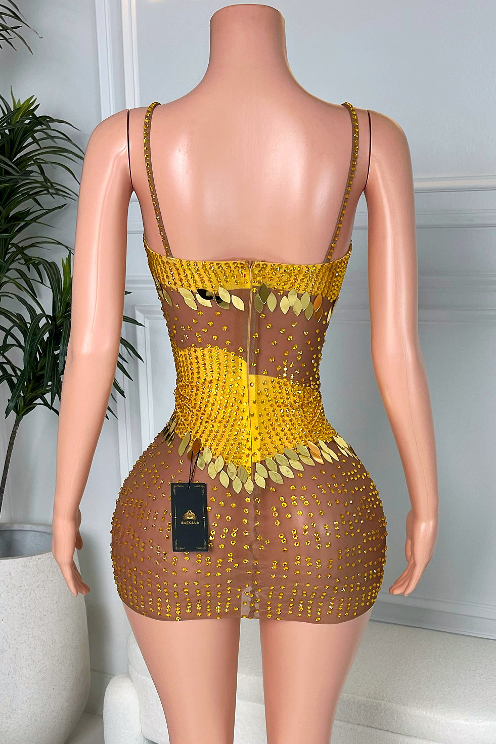 Treasure Glow Mini Dress(Ready To Ship)