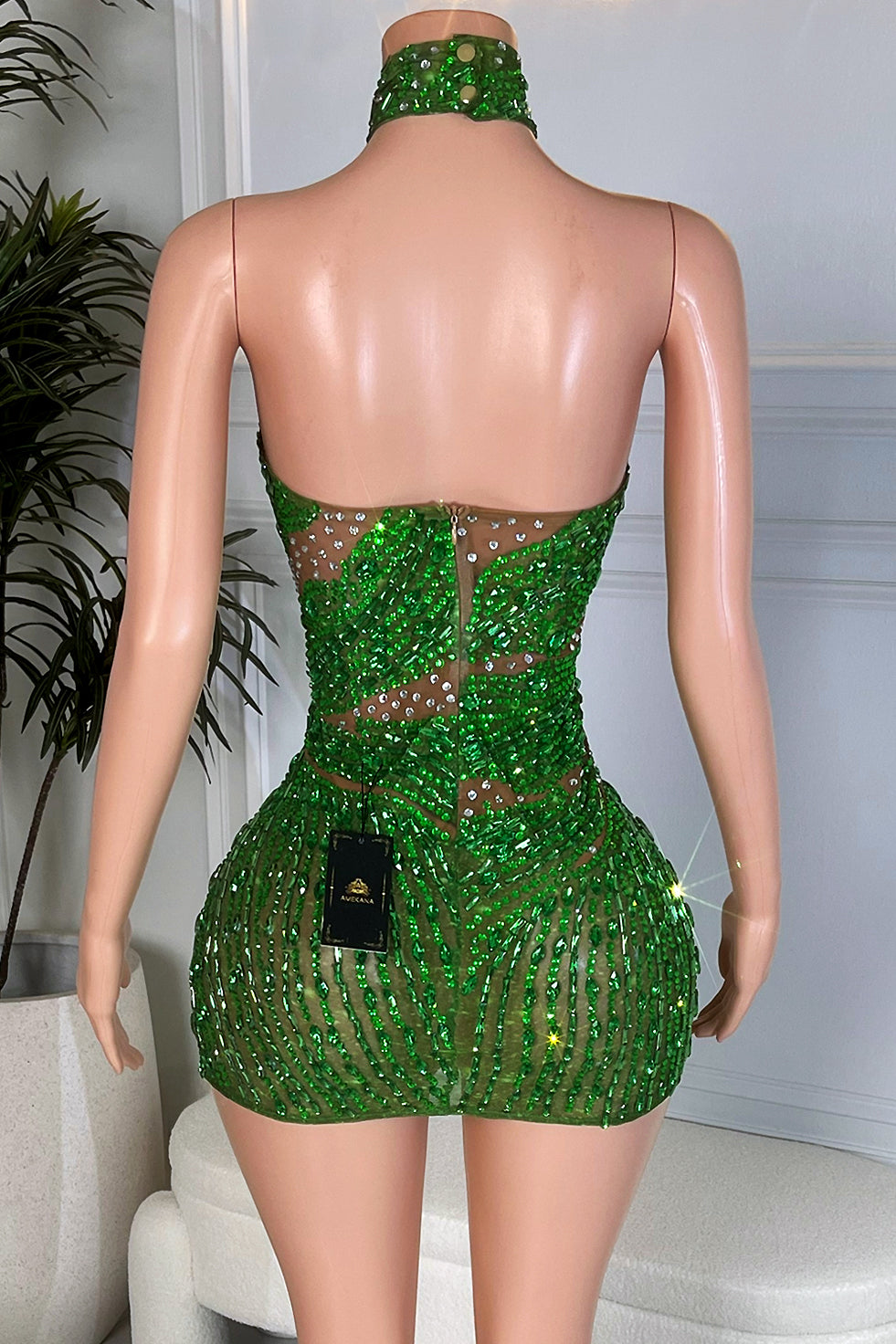 Hot Pursuit Green Dress(Ready To Ship)