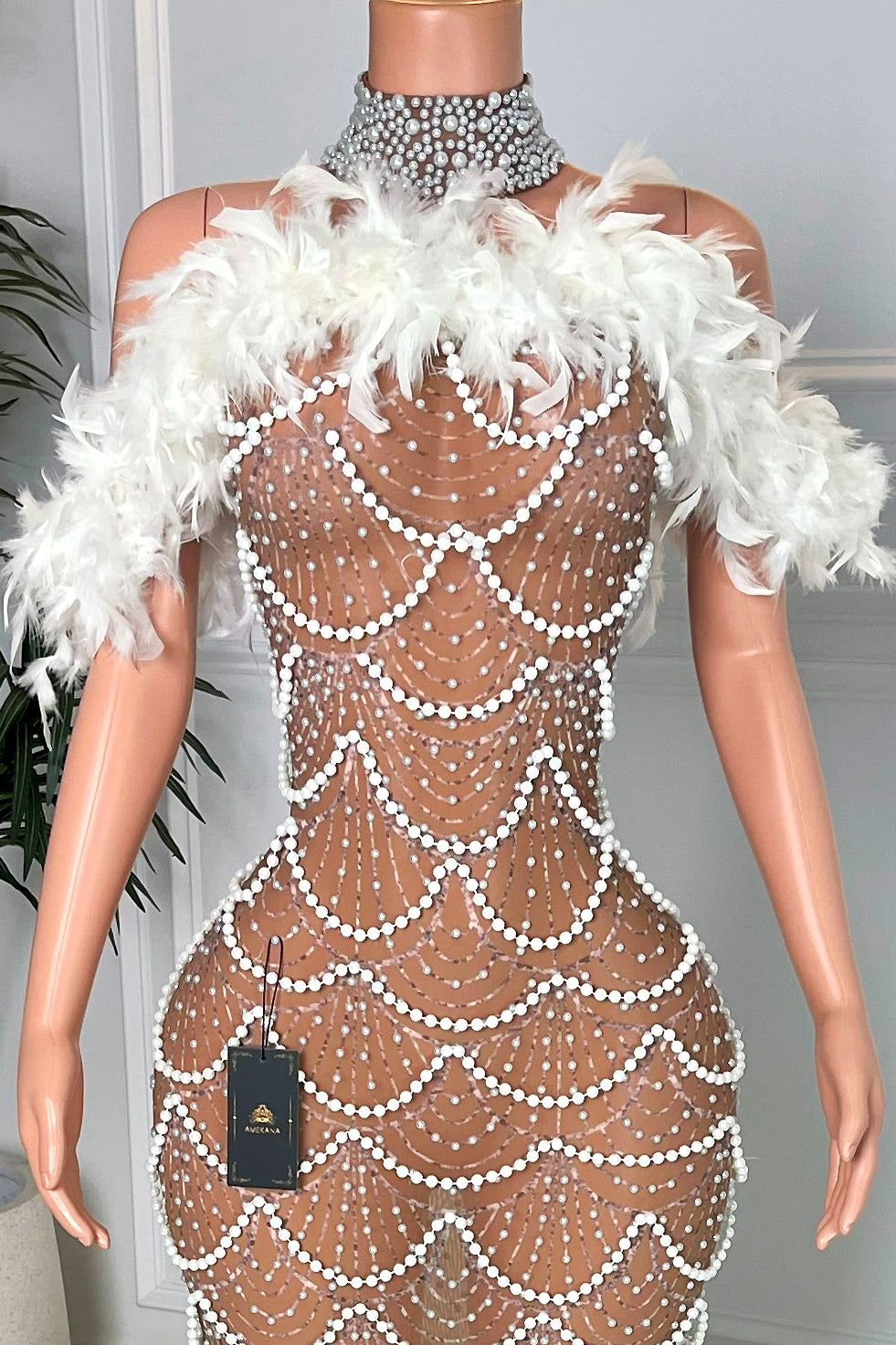 Vintage Pearl Affair Dress (Ready to Ship)