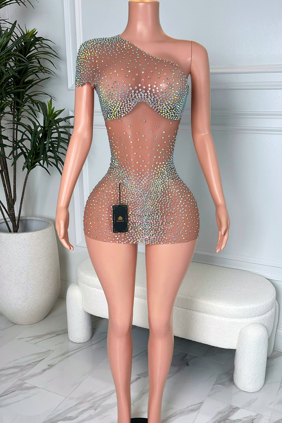 Shimmer Me Crazy Mini Dress (Ready To Ship)