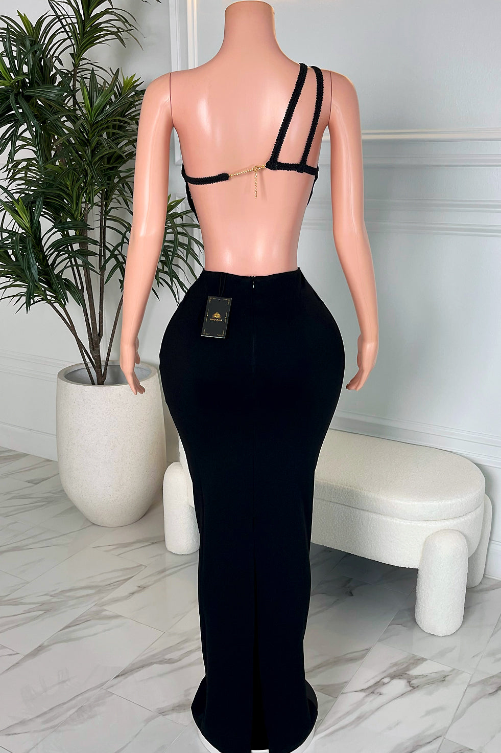 Pera Black Skirt Set (Made to Order)