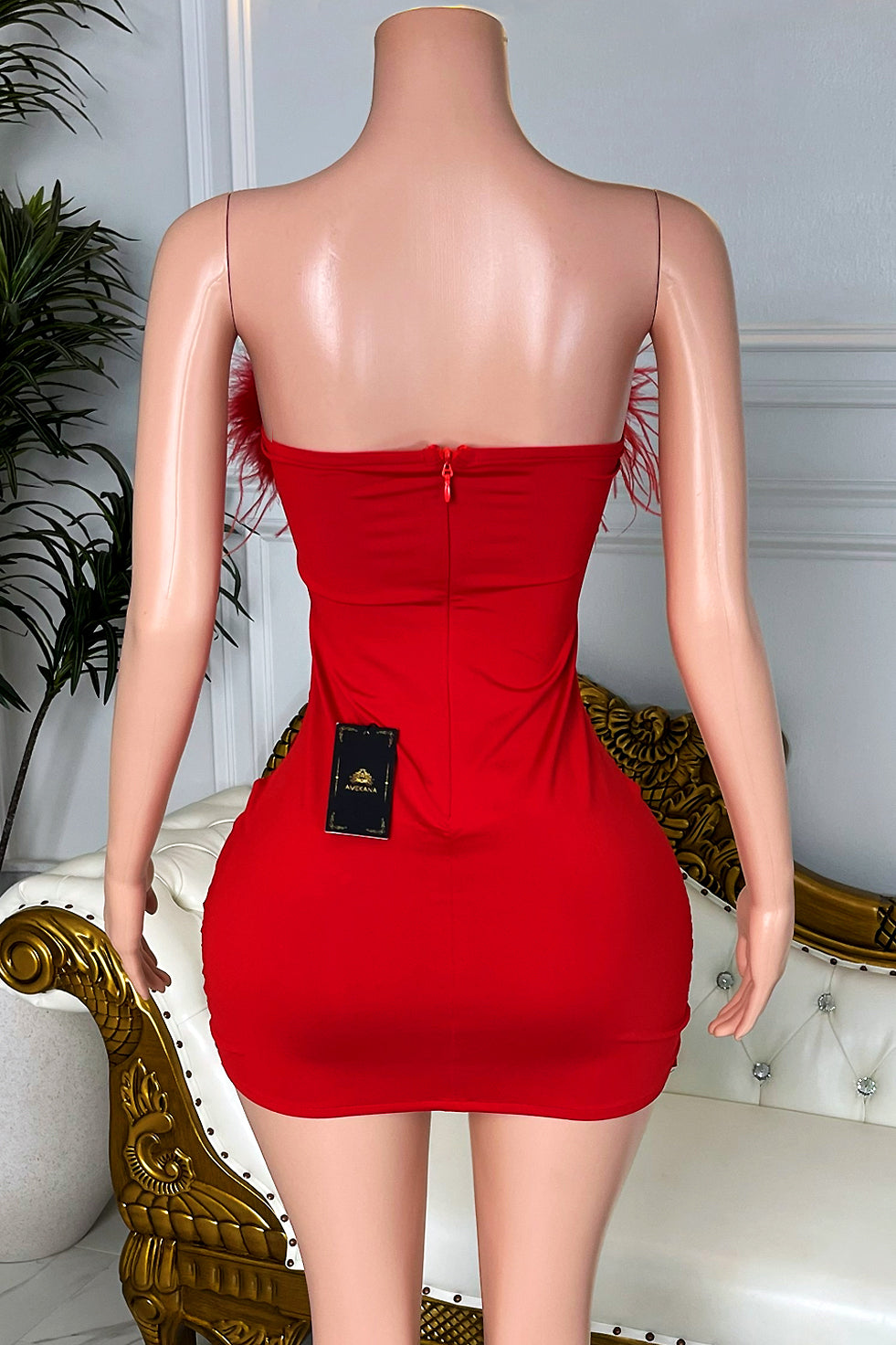 Stolen Kisses Red Mini Dress (Made to Order)