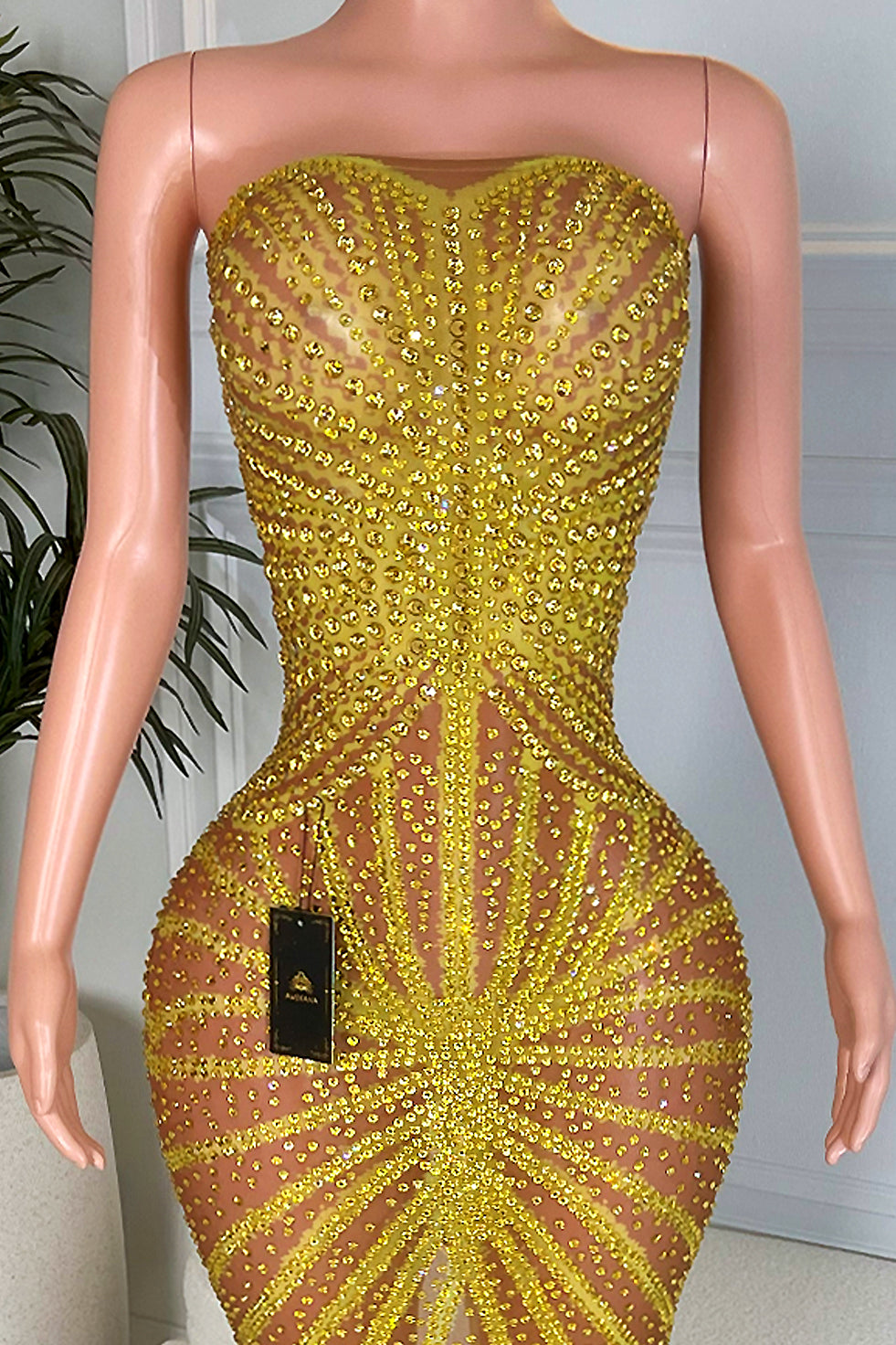 Irreplaceable Gold Dress (Made to Order)
