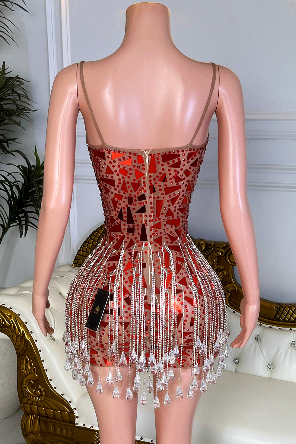 Josanna Diamante Dress (Made to Order)