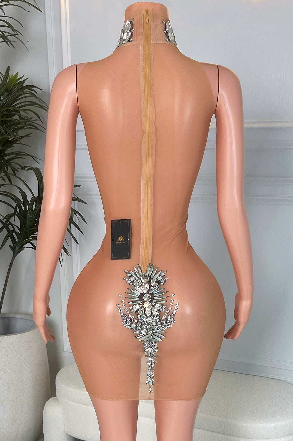 Vixen Diamante Dress (Made to Order)