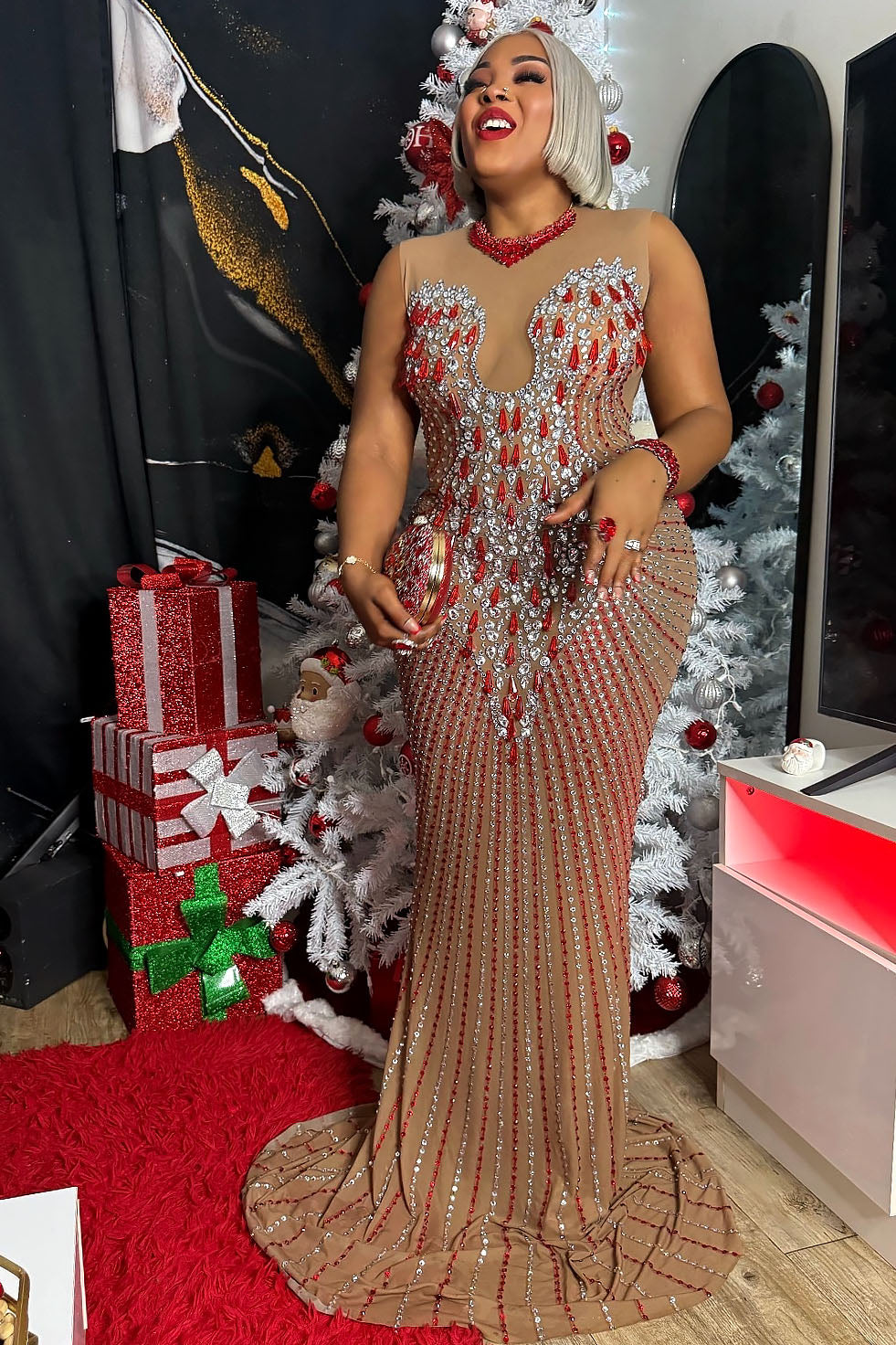 Shine and Snatch Maxi Dress (Pre-Order)