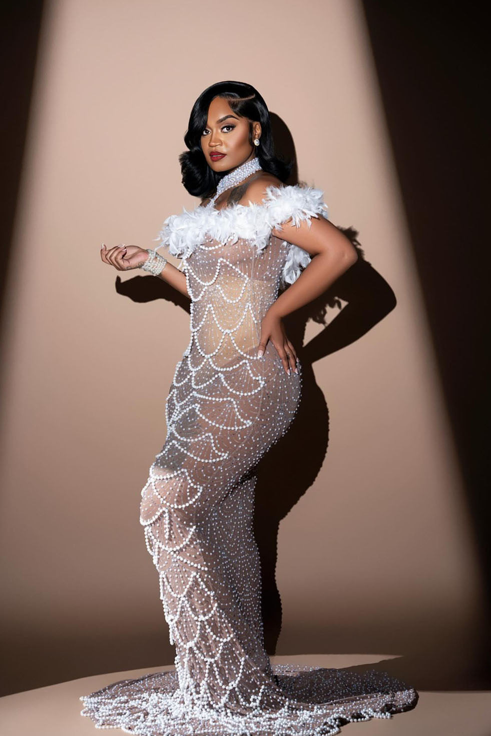 Vintage Pearl Affair Dress (Pre-Order)