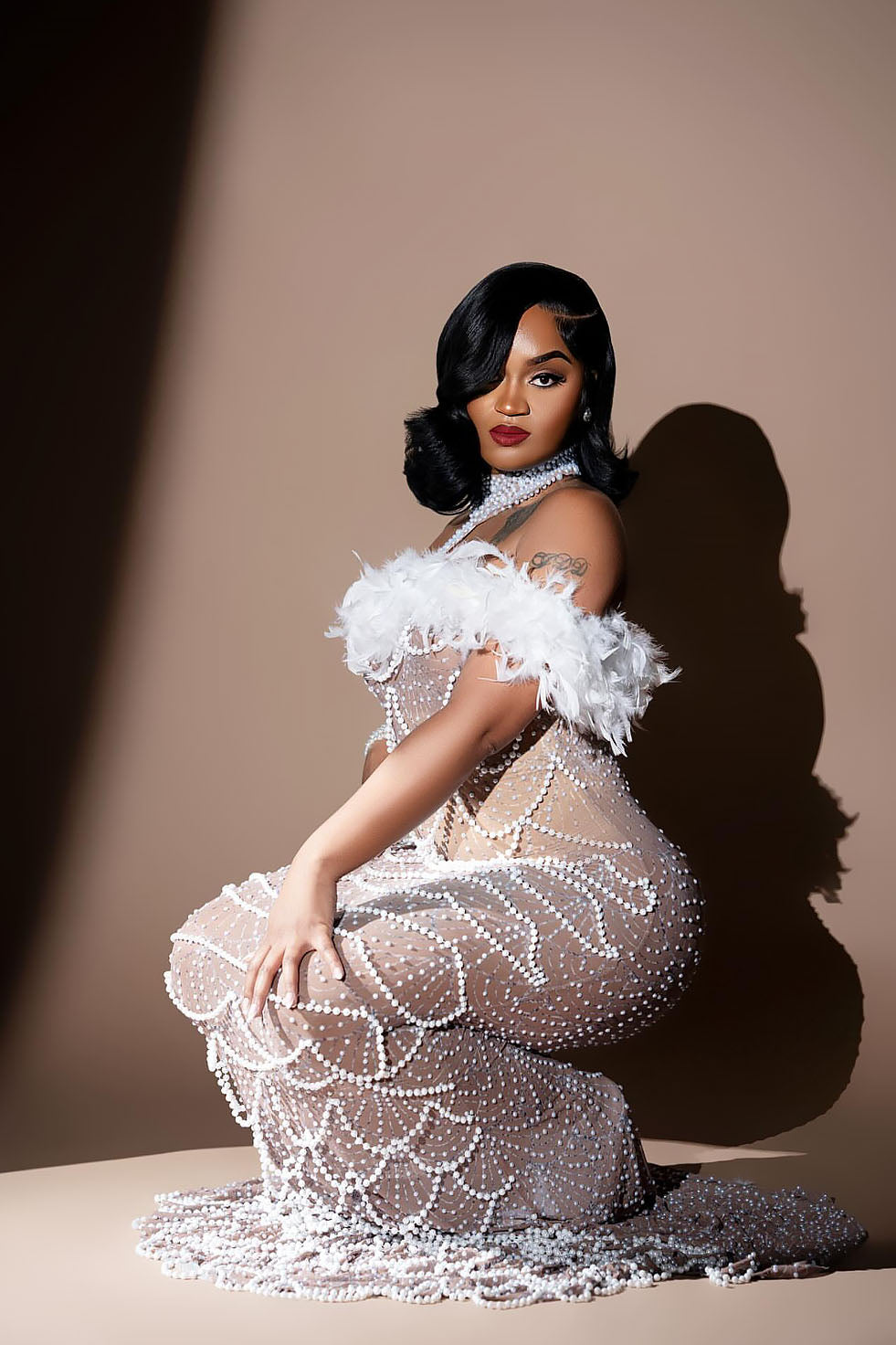 Vintage Pearl Affair Dress (Pre-Order)