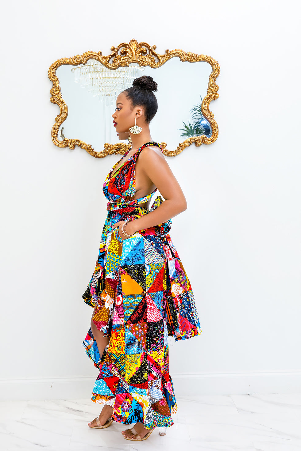 Patchwork Queen Ankara Dress(Ready To Ship)