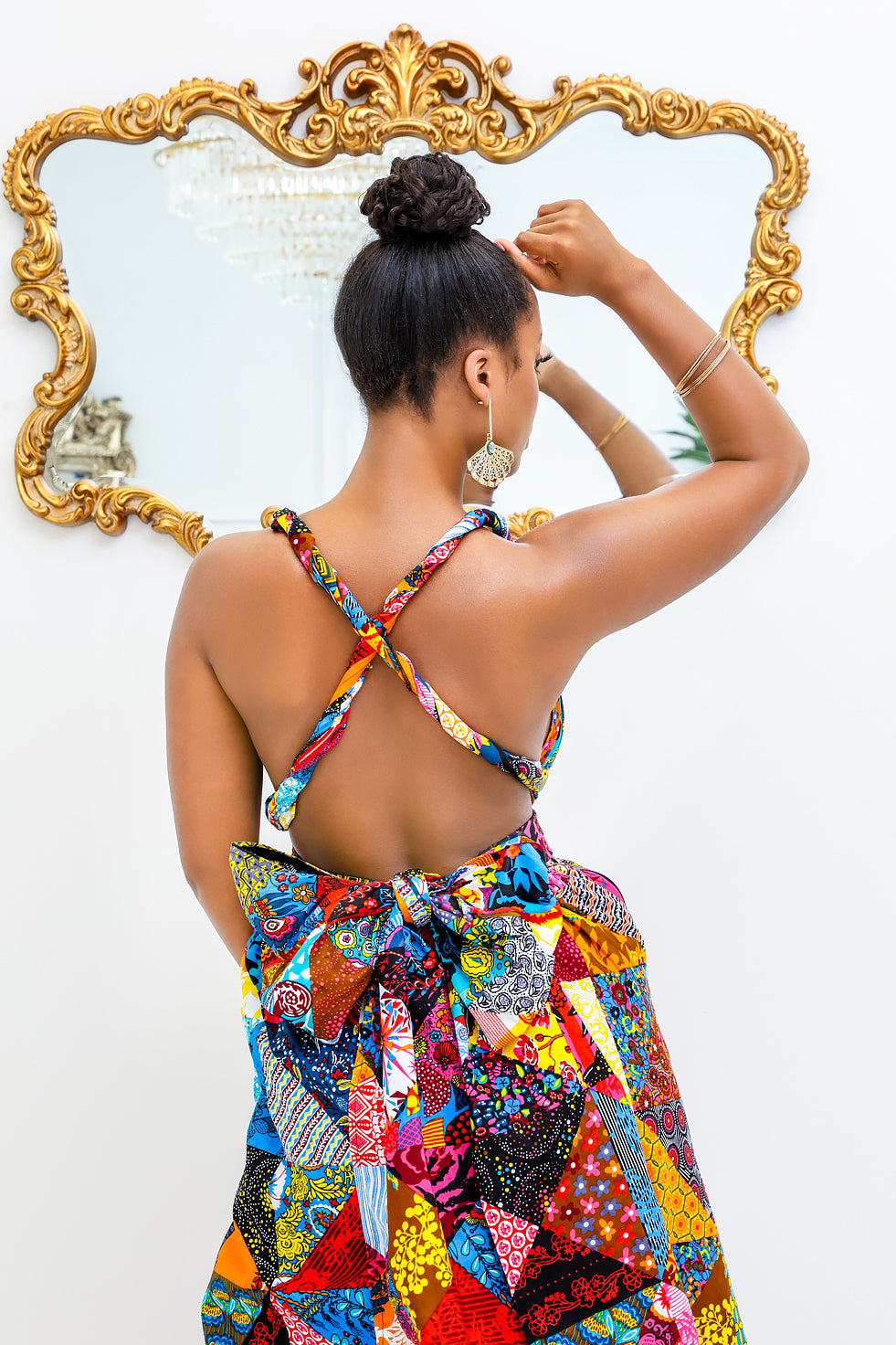 Patchwork Queen Ankara Dress(Ready To Ship)