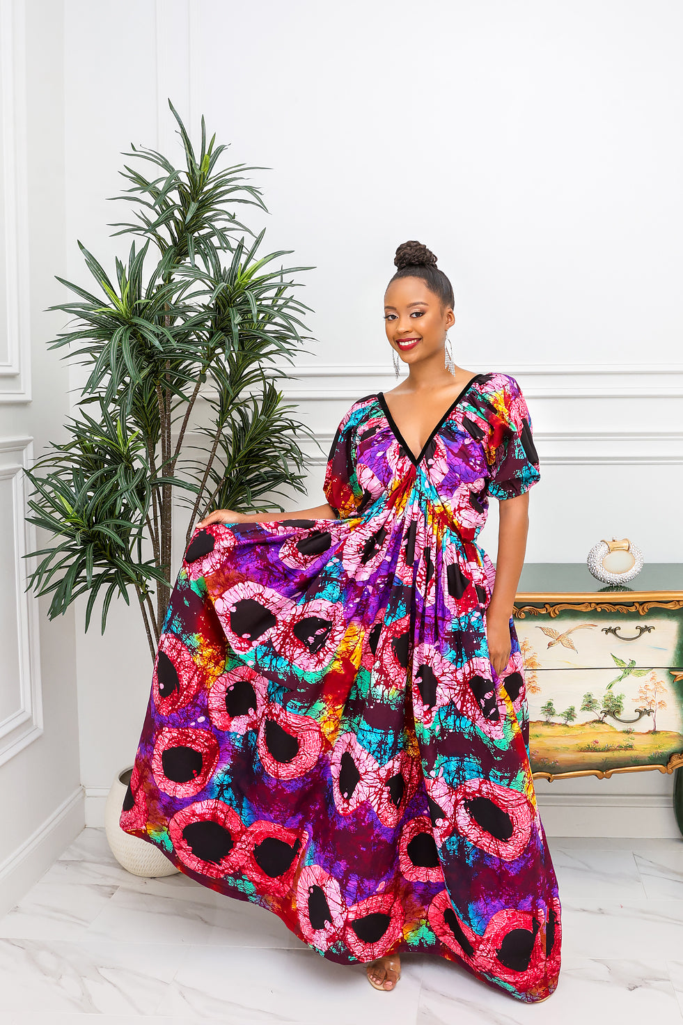 Circle of Queens Ankara Dress(Ready To Ship)