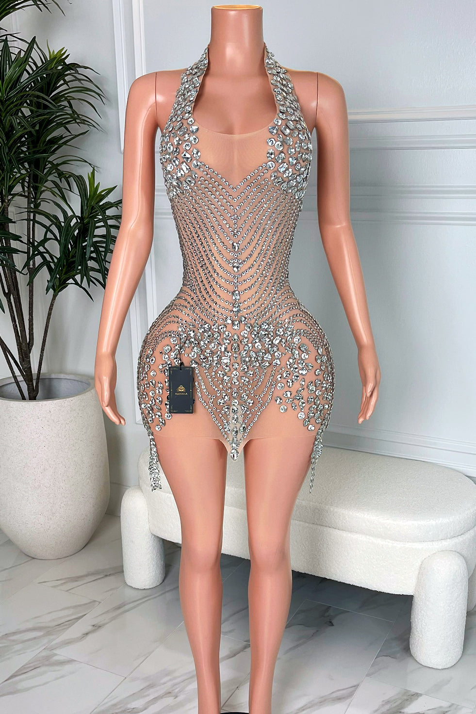 Bryn Diamante Dress (Made To Order)