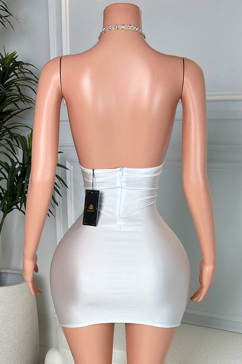 Carlotta Silver Dress (Made to Order)