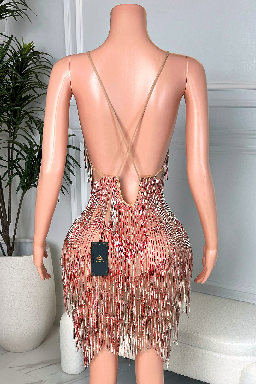 Casino Tassel Dress(Ready To Ship)