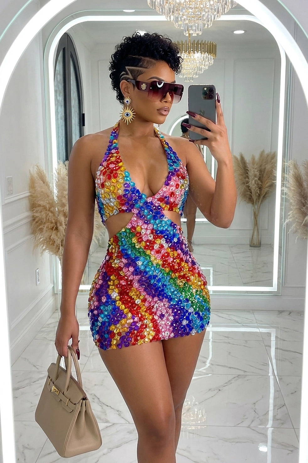 Chroma Mini Dress (Ready to Ship)