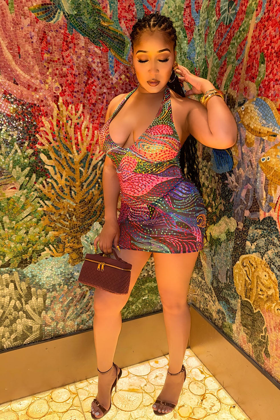 Pure Fortune Mini Dress (Ready To Ship)