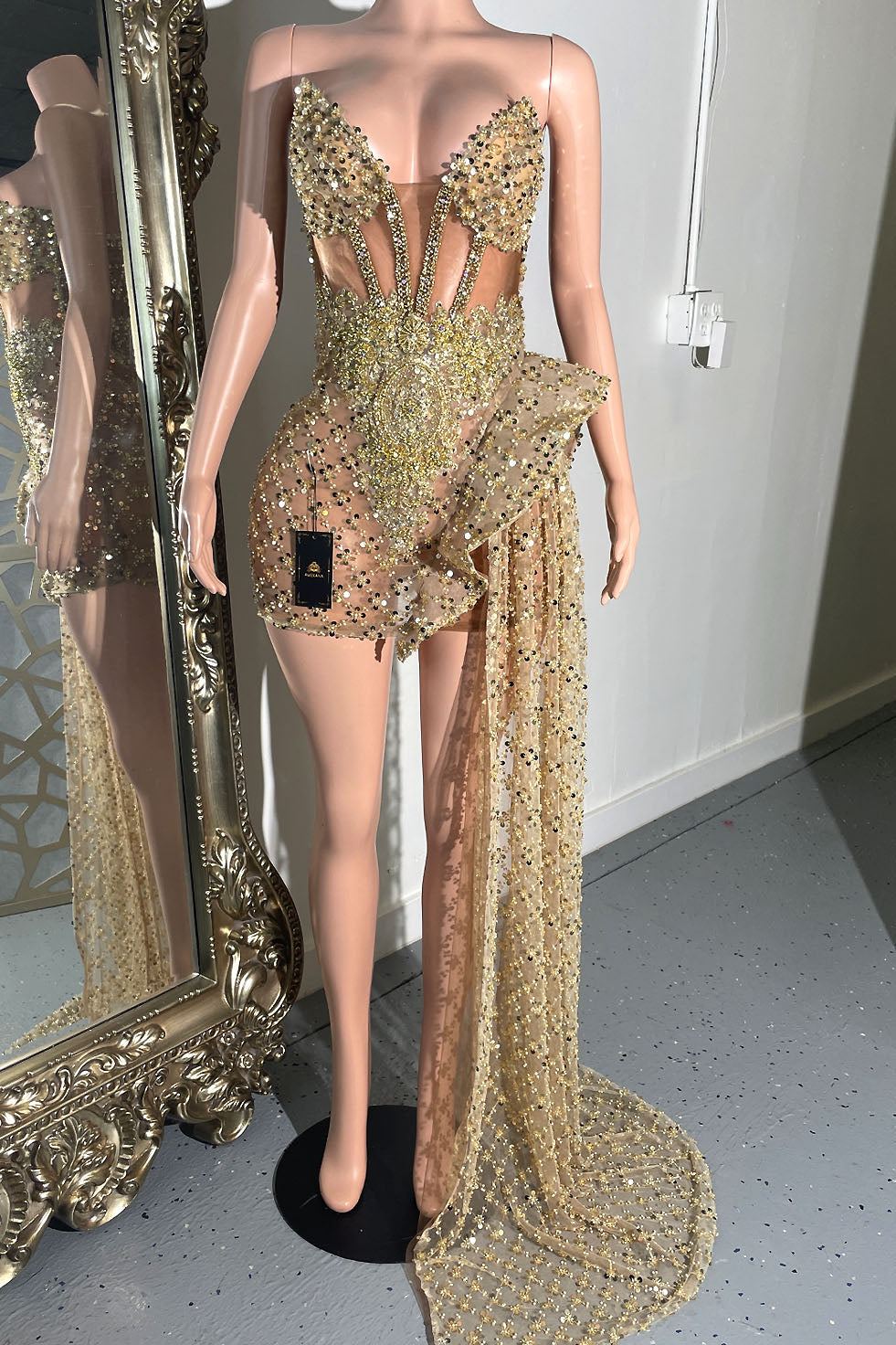 Lainey Strapless Dress(Ready To Ship) - AMEKANA.COM