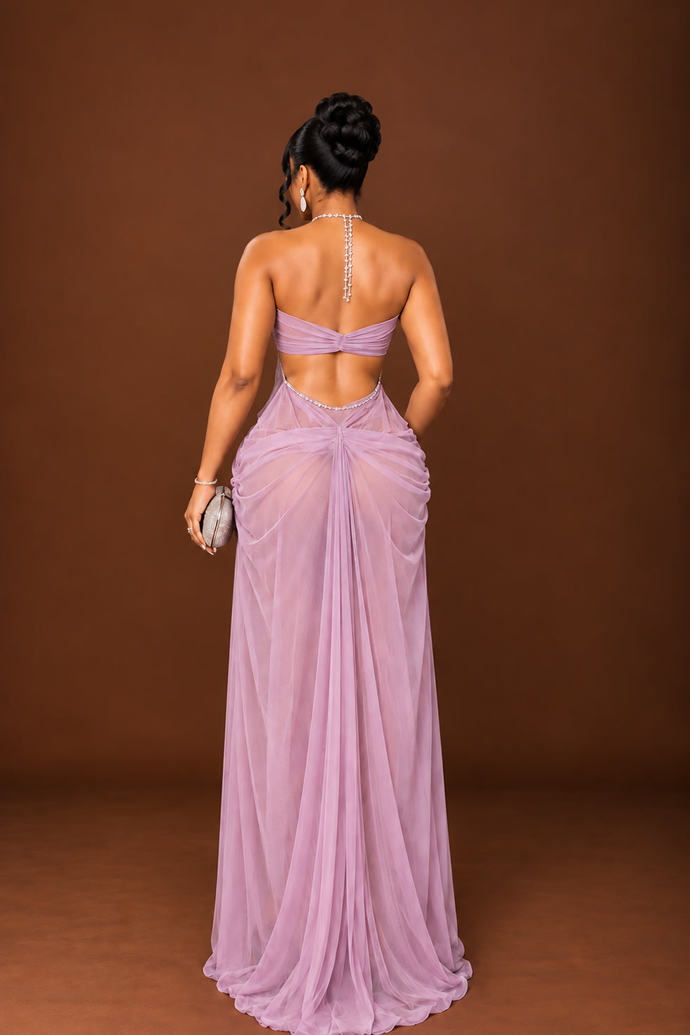 Flesh & Fantasy Lilac Dress (Ready To Ship)