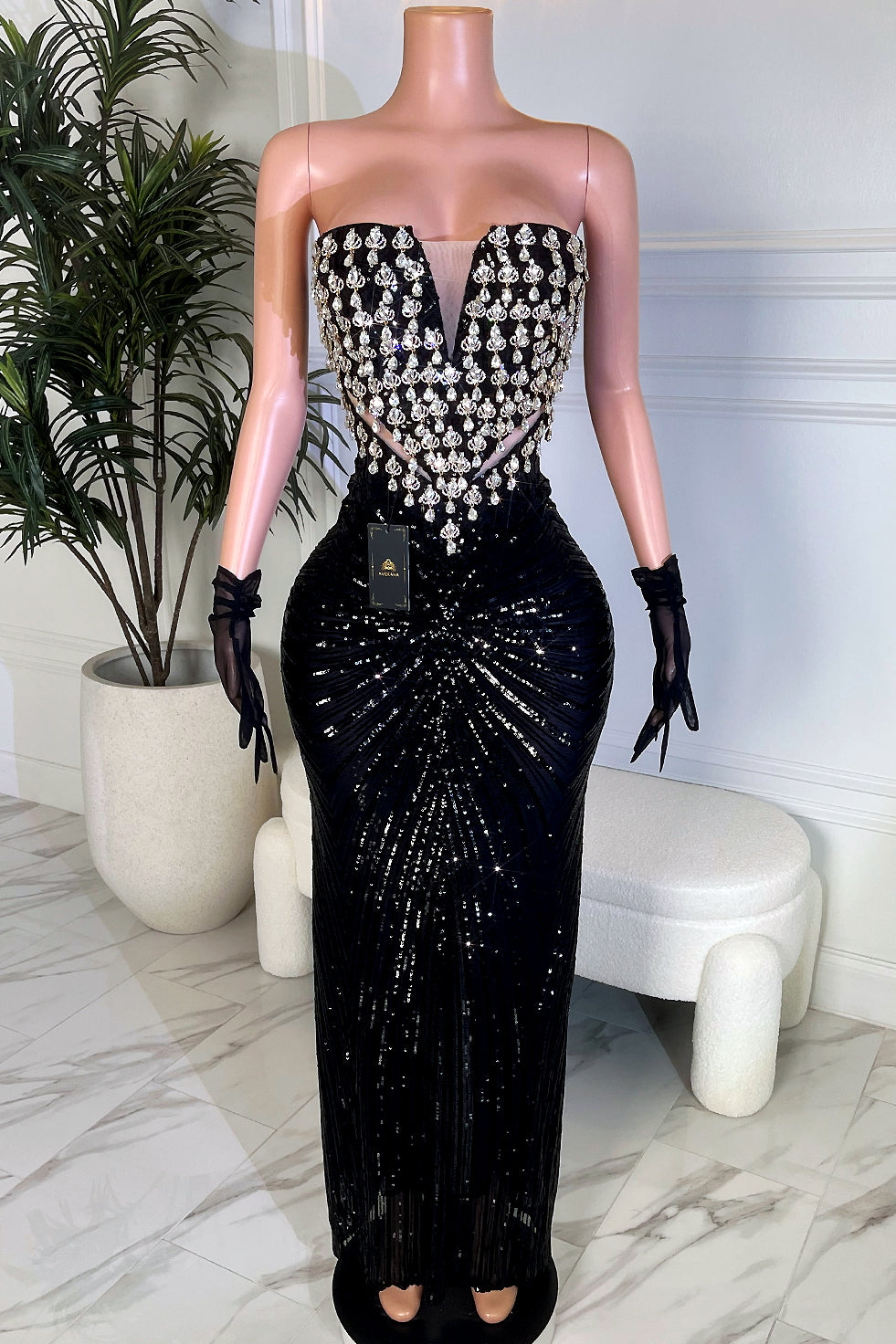 Diamond Hour Gown (Made to Order)