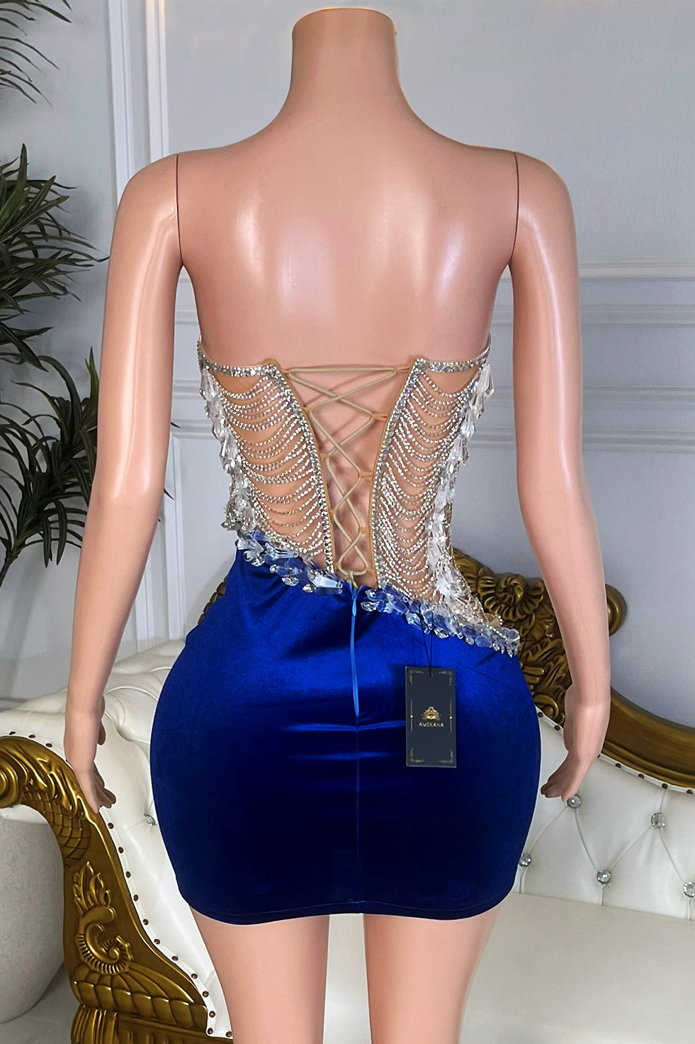 Disco Doll Blue Dress(Ready To Ship)