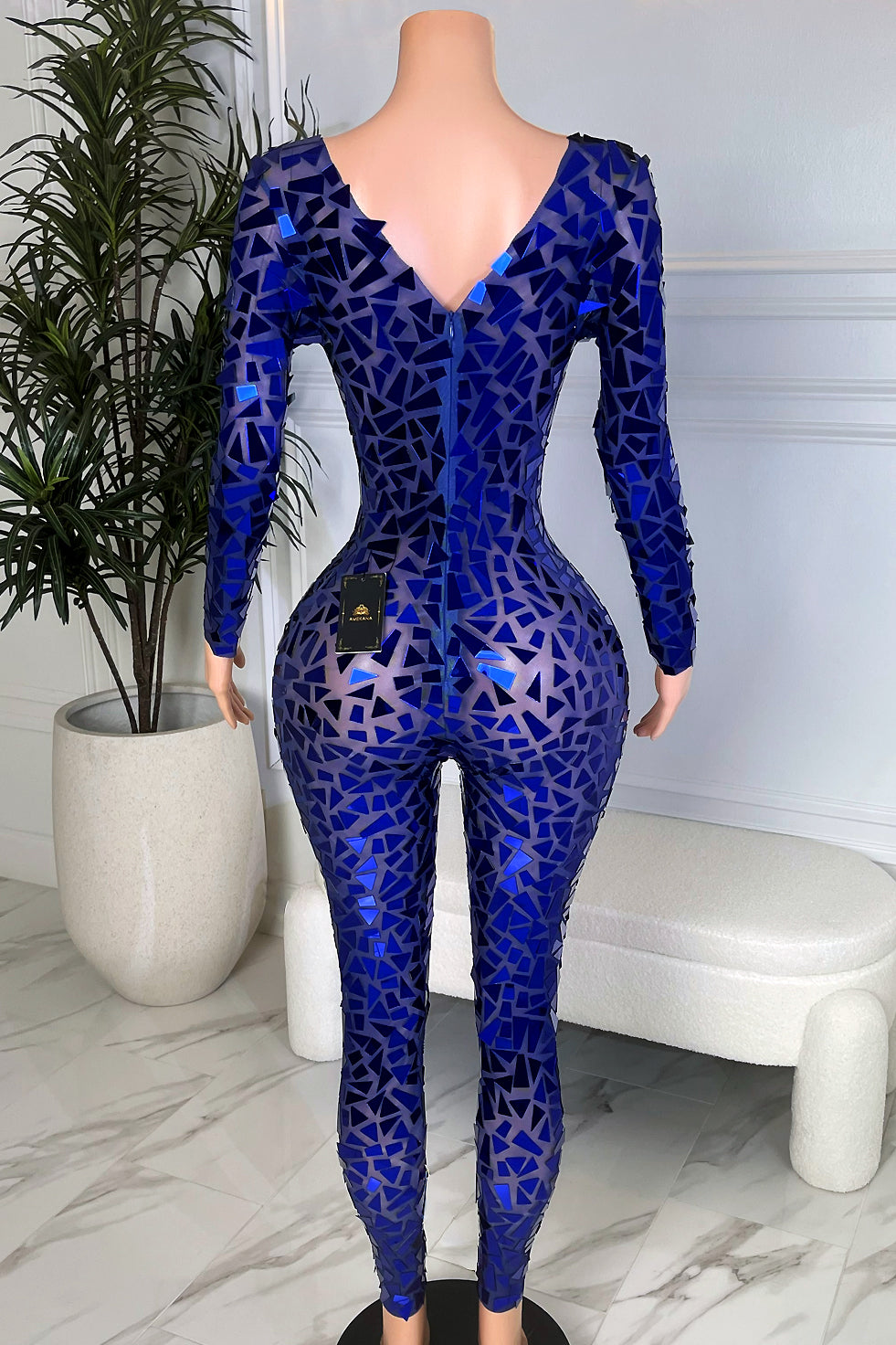 Doja Blue Mirror Bodysuit (Pre-Order)