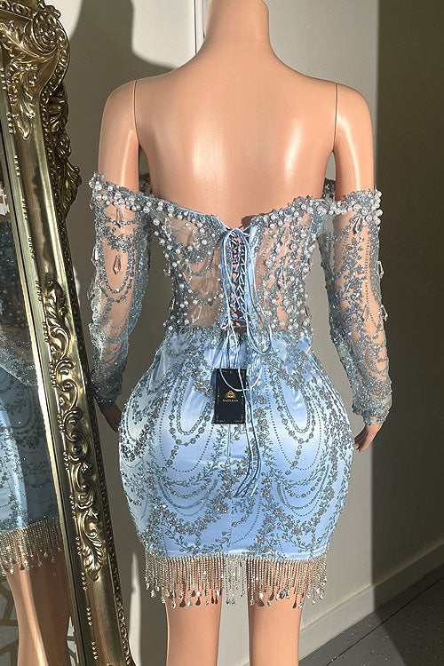 Everlee Hand Beaded Dress(Ready To Ship) - AMEKANA.COM