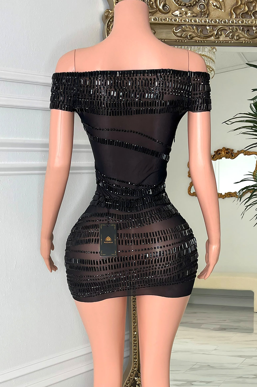 Cello Black Dress(Ready To Ship)