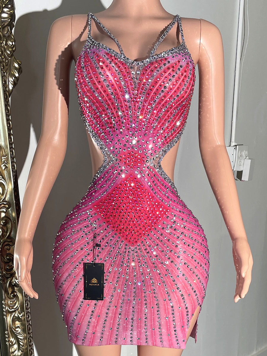 June Diamante Dress(Ready To Ship)