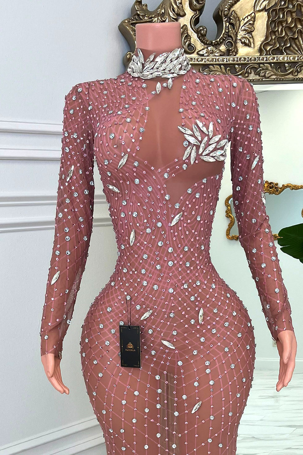 Coris Diamante Dress (Ready To Ship)