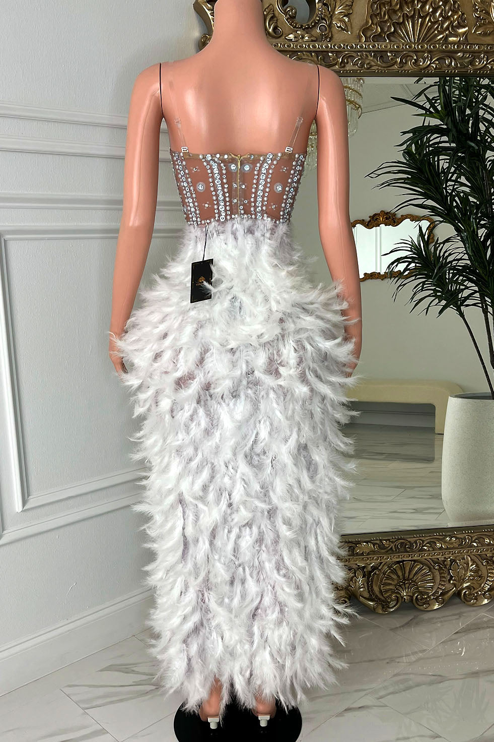 Bruna Feather Dress