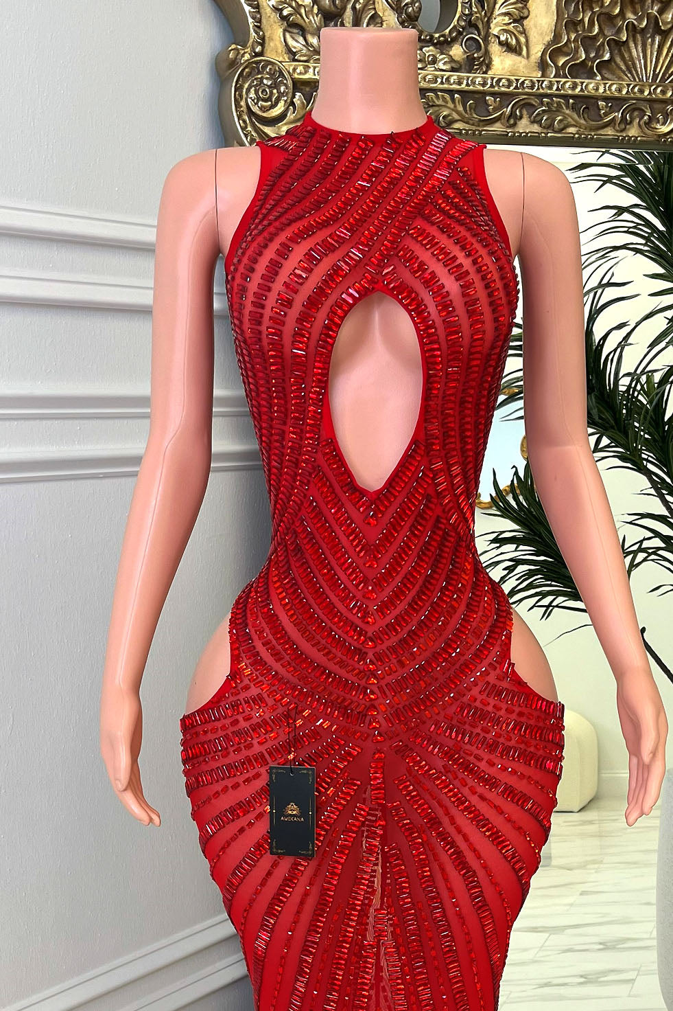 Karla Red Dress(Ready To Ship)