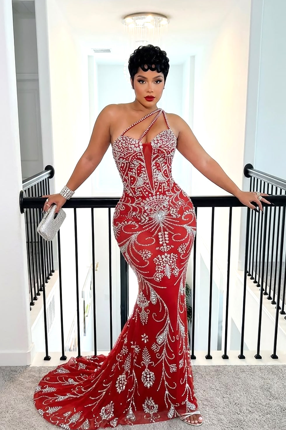 Attitude Red Dress (Ready To Ship)