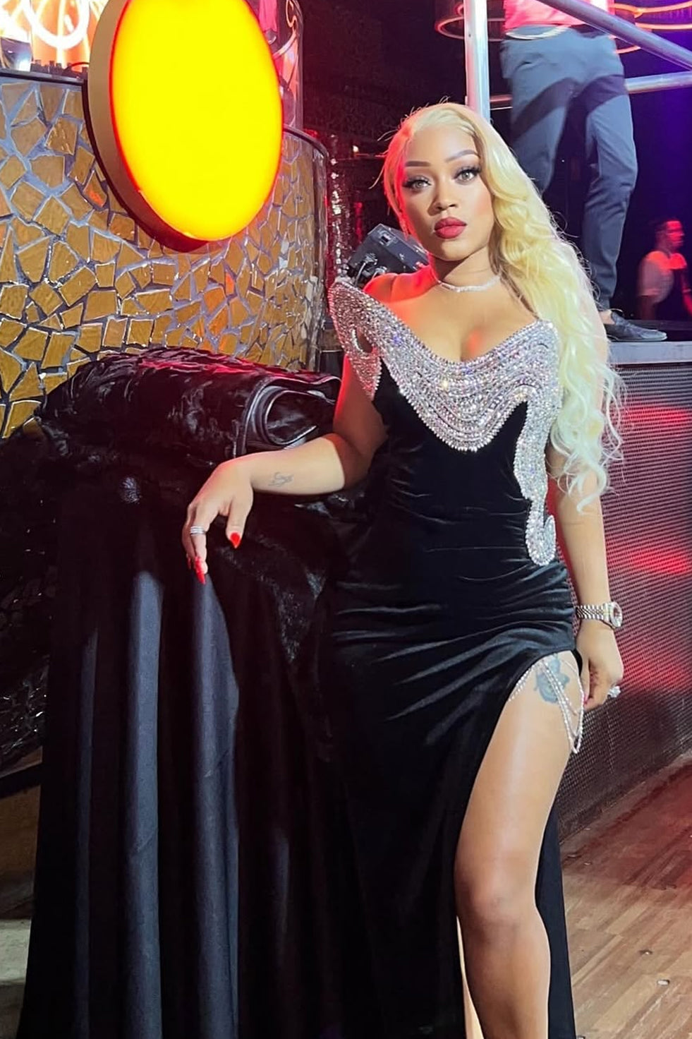 Holland Diamante Dress(Made to Order)